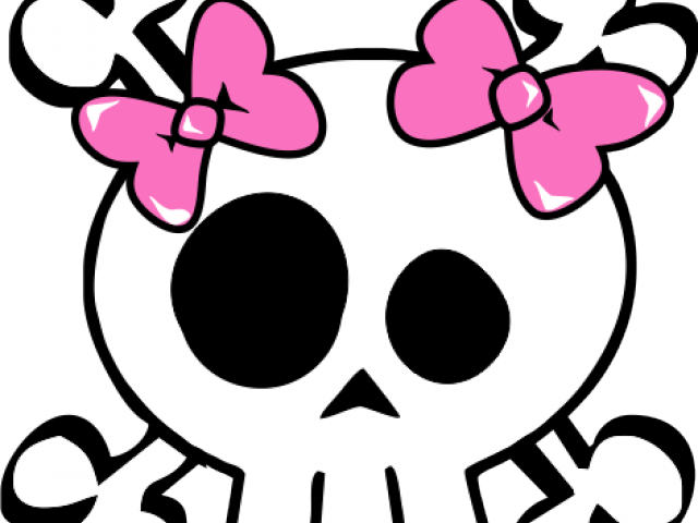 Funny Skull And Cross Bones (640x480), Png Download