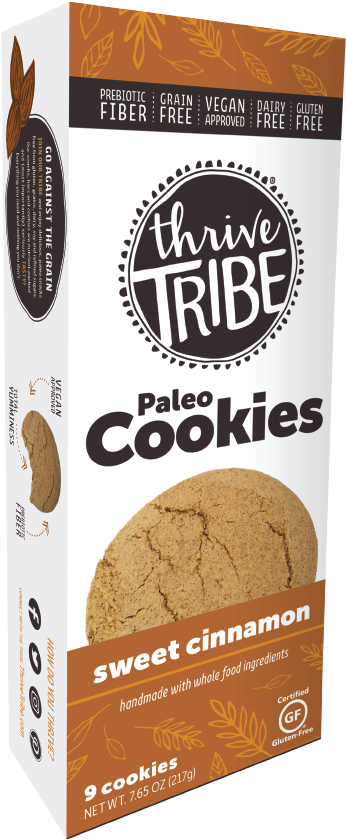 Thrive Tribe Paleo Cookies Sweet Cinnamon - Pumpernickel (982x986), Png Download