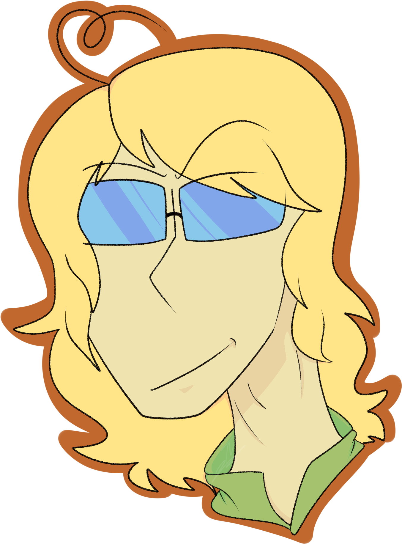 Shitty Holly Doodle - Cartoon (1656x2036), Png Download