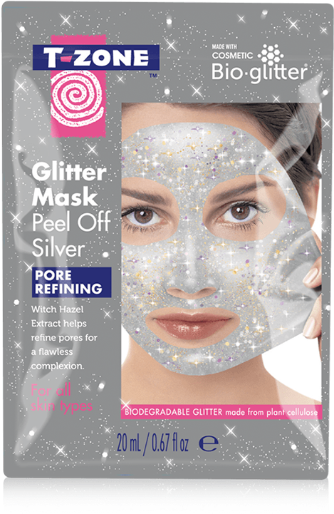 T Zone Rose Gold Face Mask (558x733), Png Download