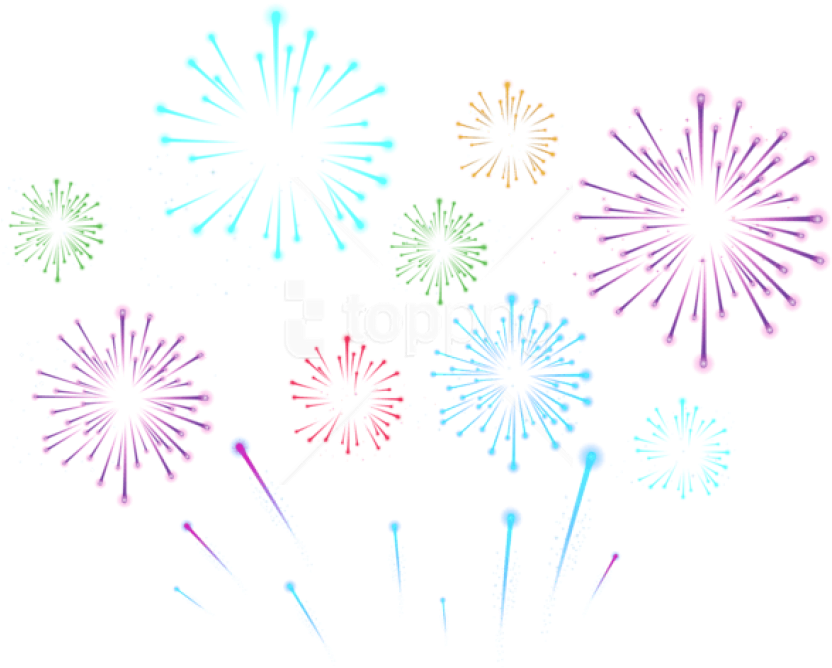 Download Free Png Fireworks Transparent Png - Transparent Background  Fireworks Clipart PNG Image with No Background 