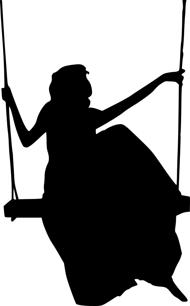 Woman Swing Silhouette (798x1280), Png Download