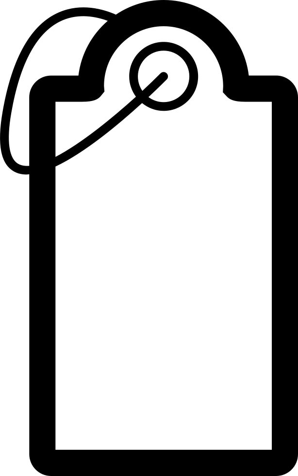 Png File - Tag With String Png (614x980), Png Download