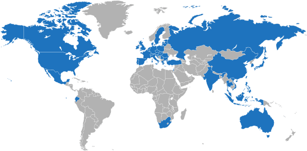 Color Clay® Is Present In The Five Continents Exporting - World Map Vector Flat (600x774), Png Download