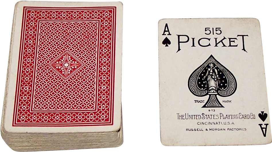 Uspc Picket Pinochle Playing - Deck Of Cards Transparent Background (947x947), Png Download