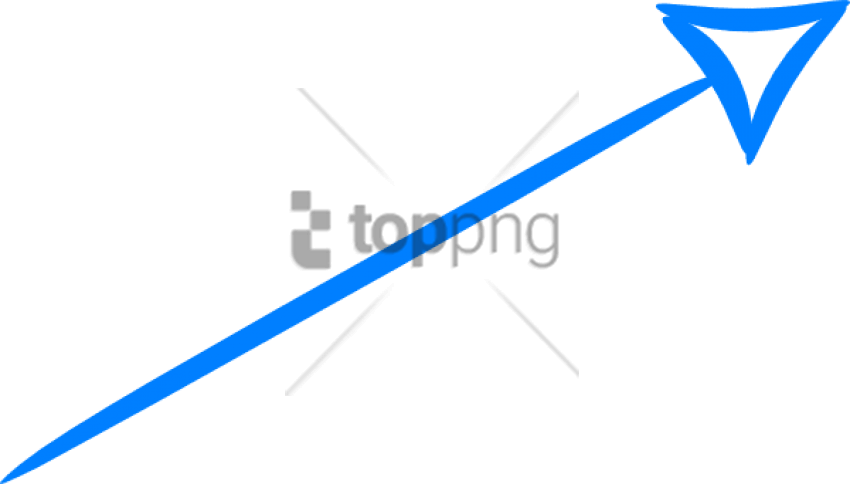 Free Png Hand Drawn Blue Arrow Png Image With Transparent (850x484), Png Download