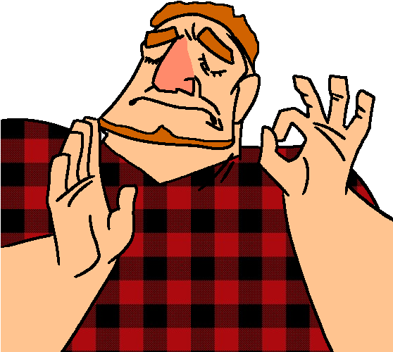 Man Facial Expression Nose Cartoon Hand Male Finger - Just Right Soviet Meme (557x605), Png Download