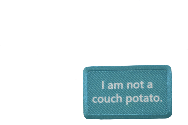 I Am Not A Couch Potato (1000x662), Png Download