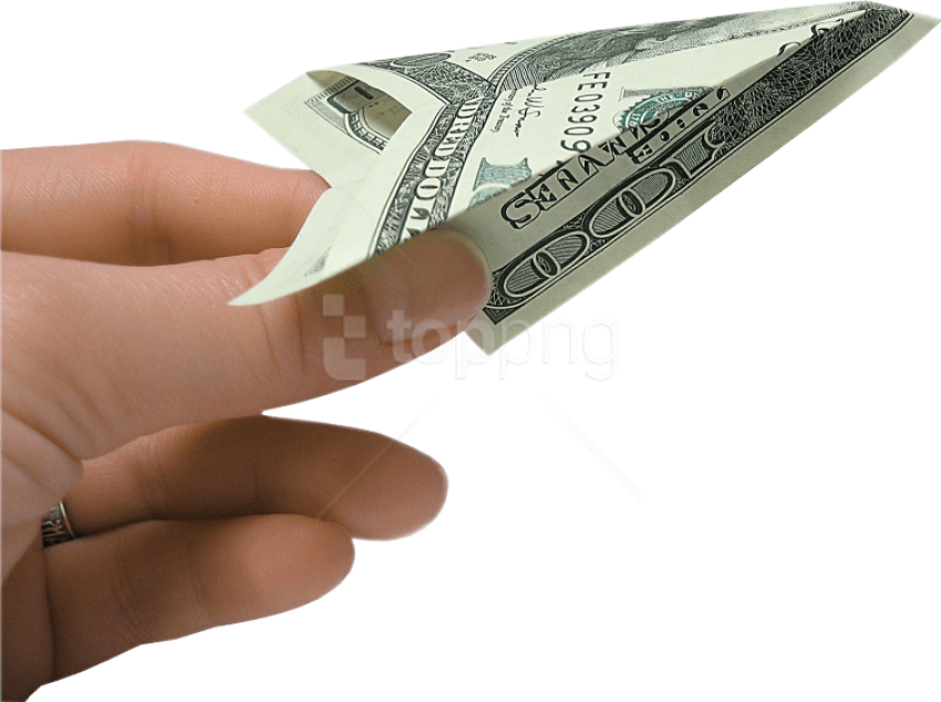 Free Png Download Falling Money Png Images Background - Hand With Money Transparent Background (850x634), Png Download