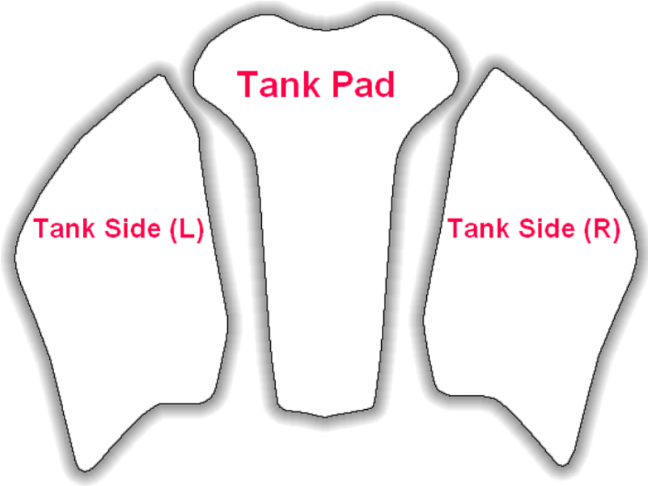 2013 Ducati 1199 Panigale 3m Clear Bra Fuel Tank Paint (980x700), Png Download