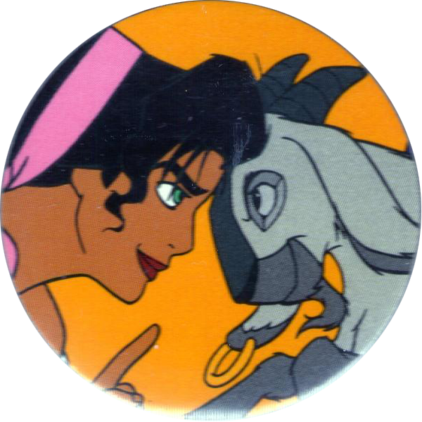 Disney > Hunchback Of Notre Dame Uggs 09 Esmerelda - Djali The Hunchback Of Notre Dame (600x600), Png Download