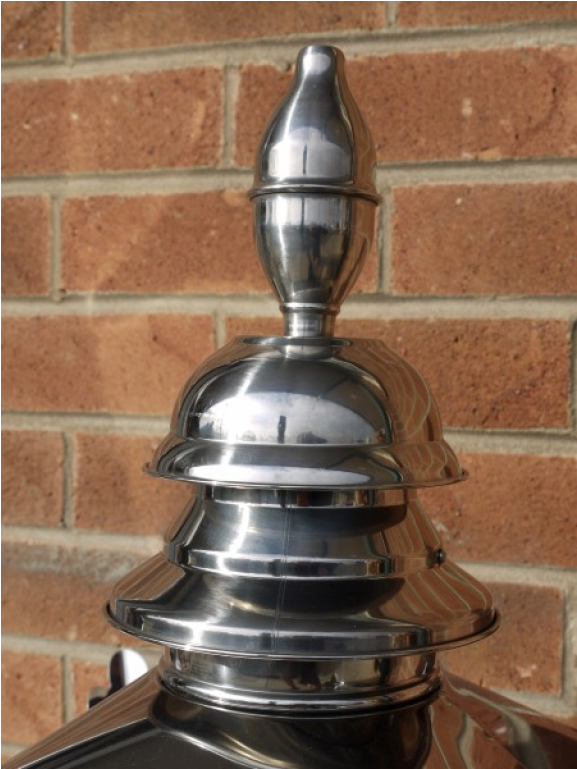 88cm Tall Stainless Steel Large Victorian Lantern Lamp - Missile (1152x768), Png Download