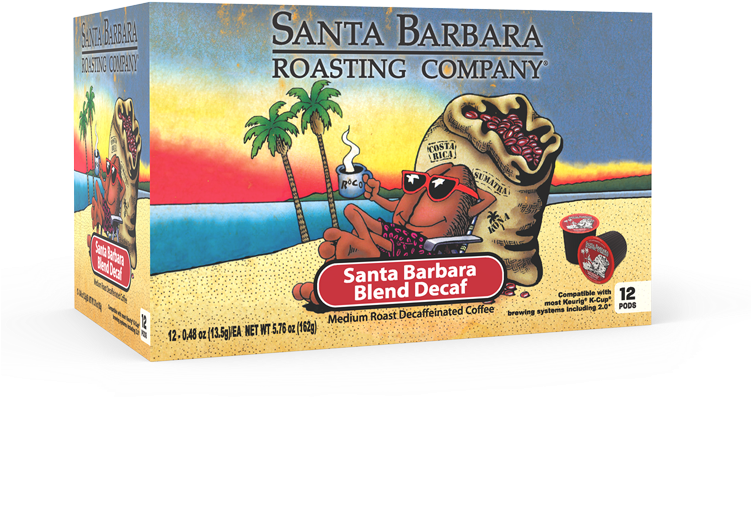 Santa Barbara Roasting Company - Tyrannosaurus (750x750), Png Download
