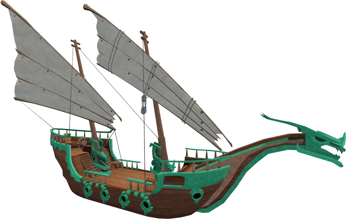 Sarim' - Runescape Boat (1382x874), Png Download