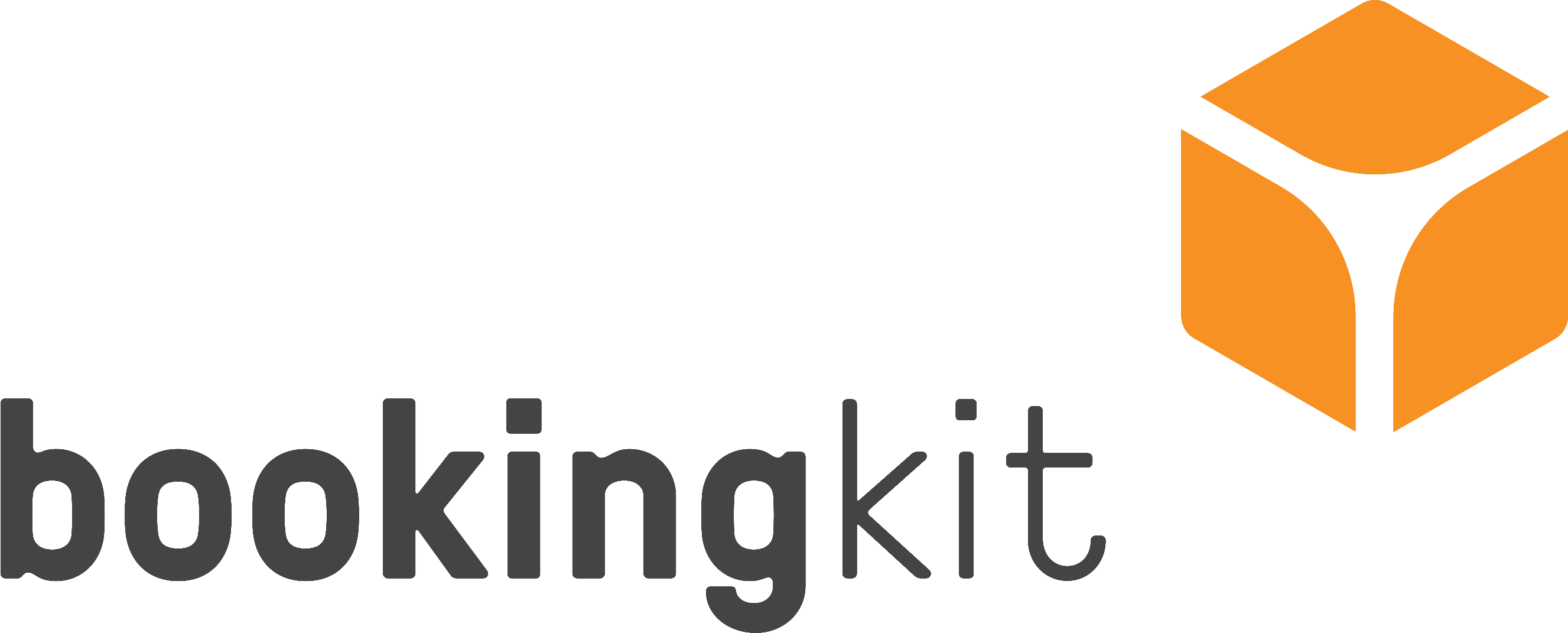 Logo Bookingkit 1 - Booking Kit (2654x1071), Png Download