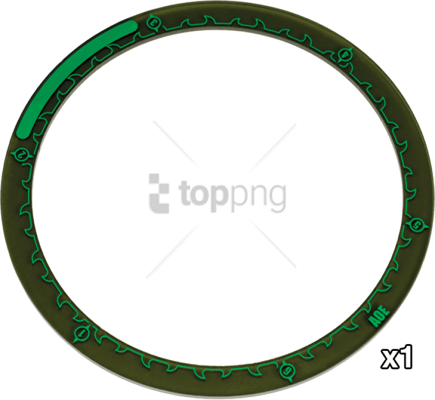 Free Png Hordes 3 Area Of Effect Markers Png Image - Circle (850x781), Png Download