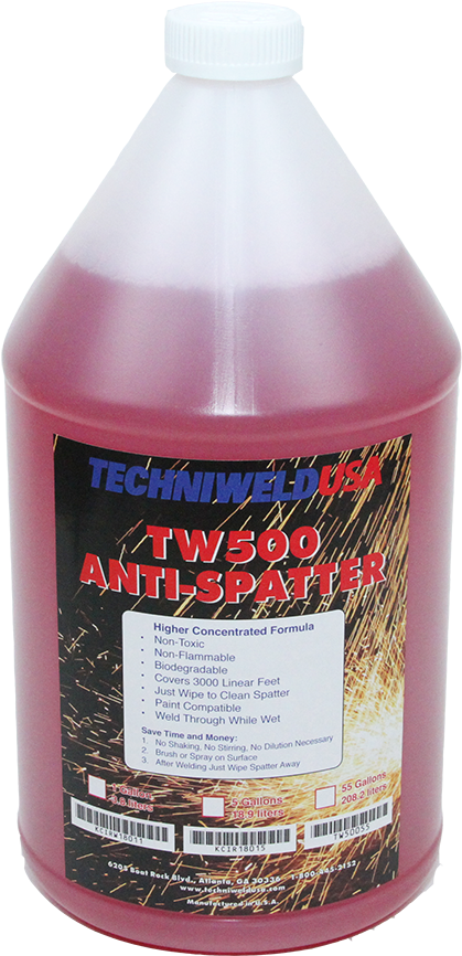 5/gl Water Based Anti-spatter - Bottle (1000x1000), Png Download