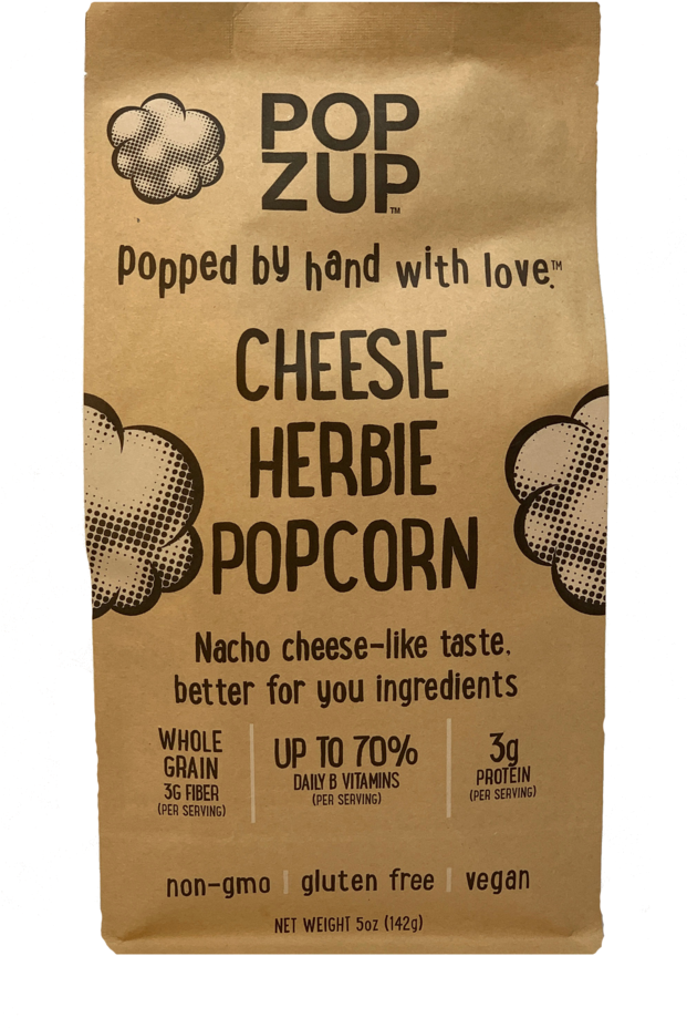 3 Cheesie Herbie Popcorn Bags - Poster (620x999), Png Download