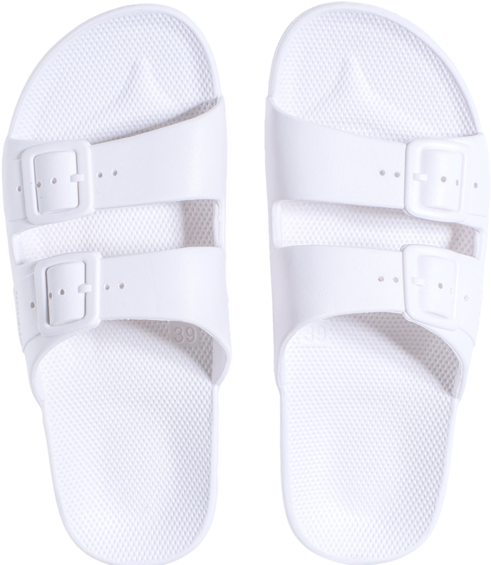 Freedom Moses Adult Slides White Cool Kids Slides By - Slipper (702x800), Png Download