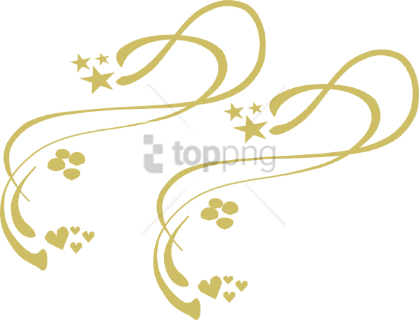 Free Png Gold Corner Designs Png Png Image With Transparent - Clip Art Flower Designs (850x649), Png Download
