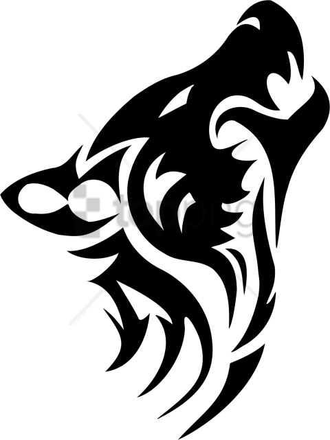 Free Png Wolf Tattoo Bold Png Image With Transparent - Tribal Tattoos Png Hd (480x641), Png Download