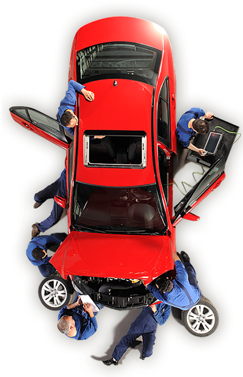 Westport Body Works Shreveport Louisiana Mechanics - Mechanics Working On Car (500x798), Png Download