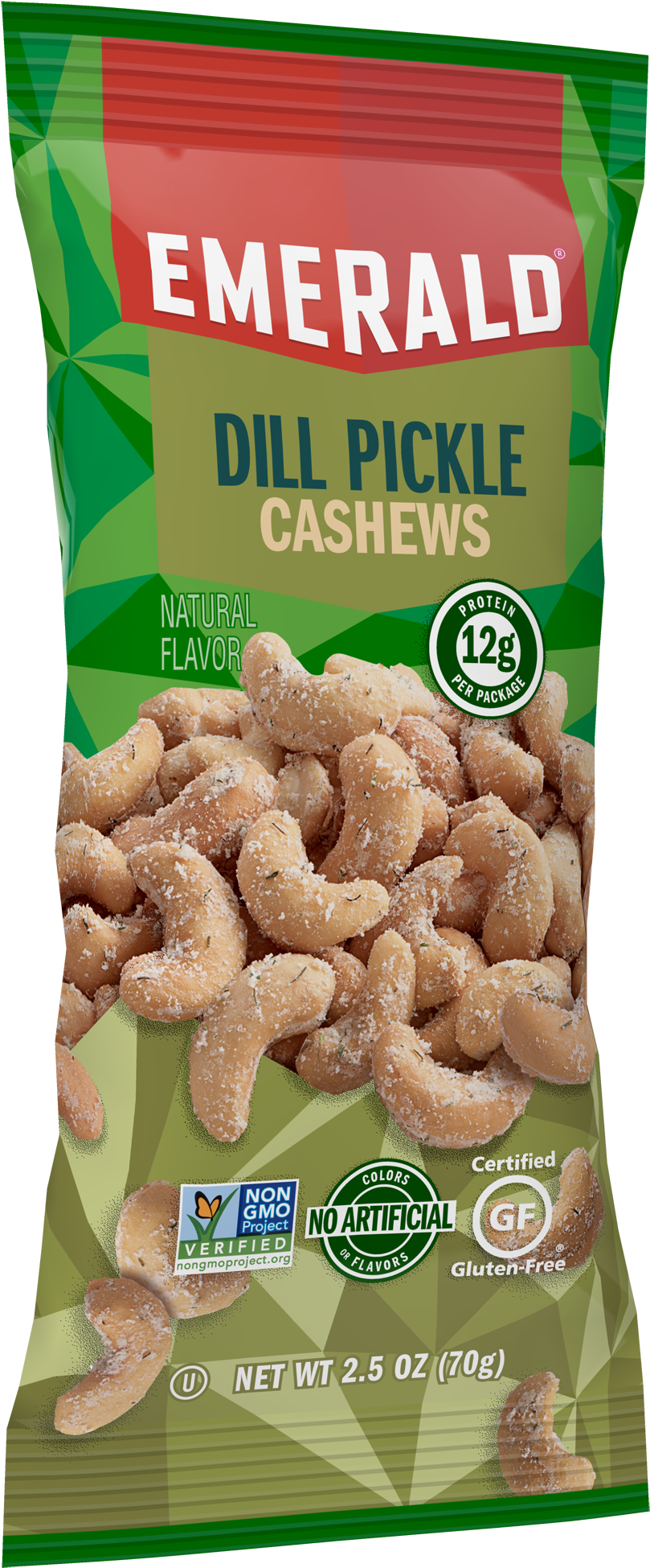 Emerald Nuts, Dill Pickle Cashews, - Emerald Dill Pickle Cashews Tube 1.25 Oz (2000x2000), Png Download