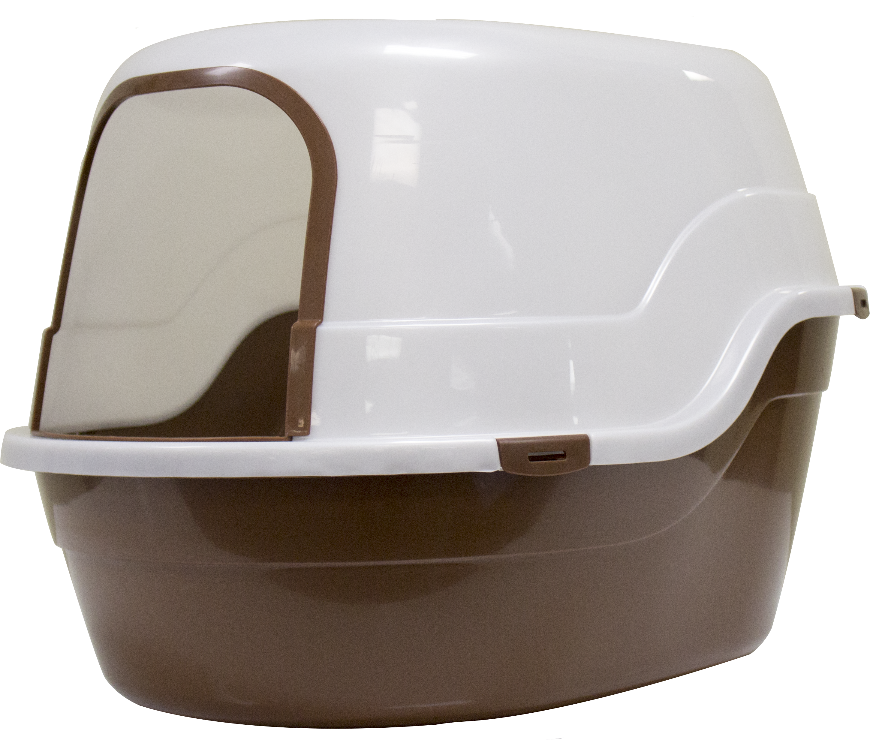 Cat Litter Pan With Hood And Door Trim Brown - Chocolate (5184x3456), Png Download