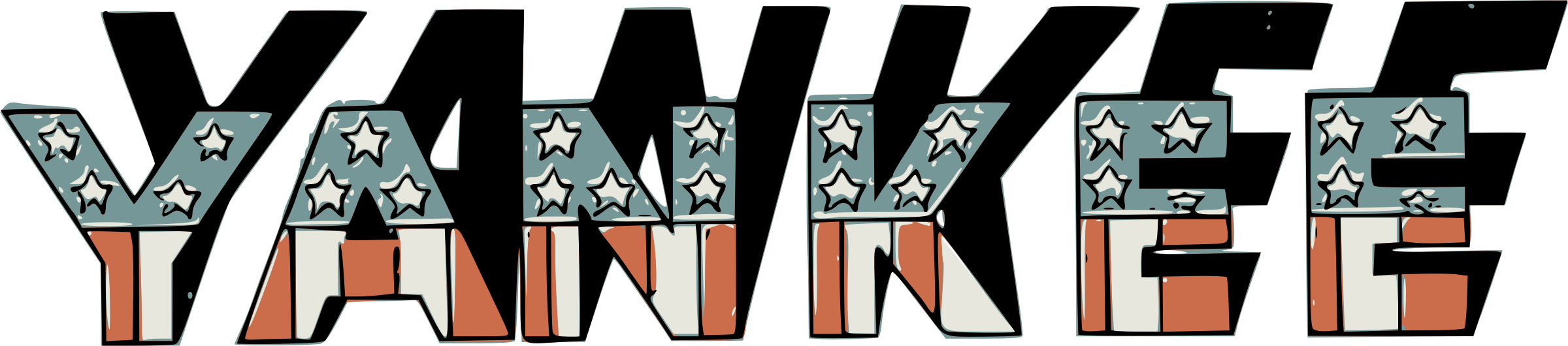 This Free Icons Png Design Of Yankee (2400x530), Png Download