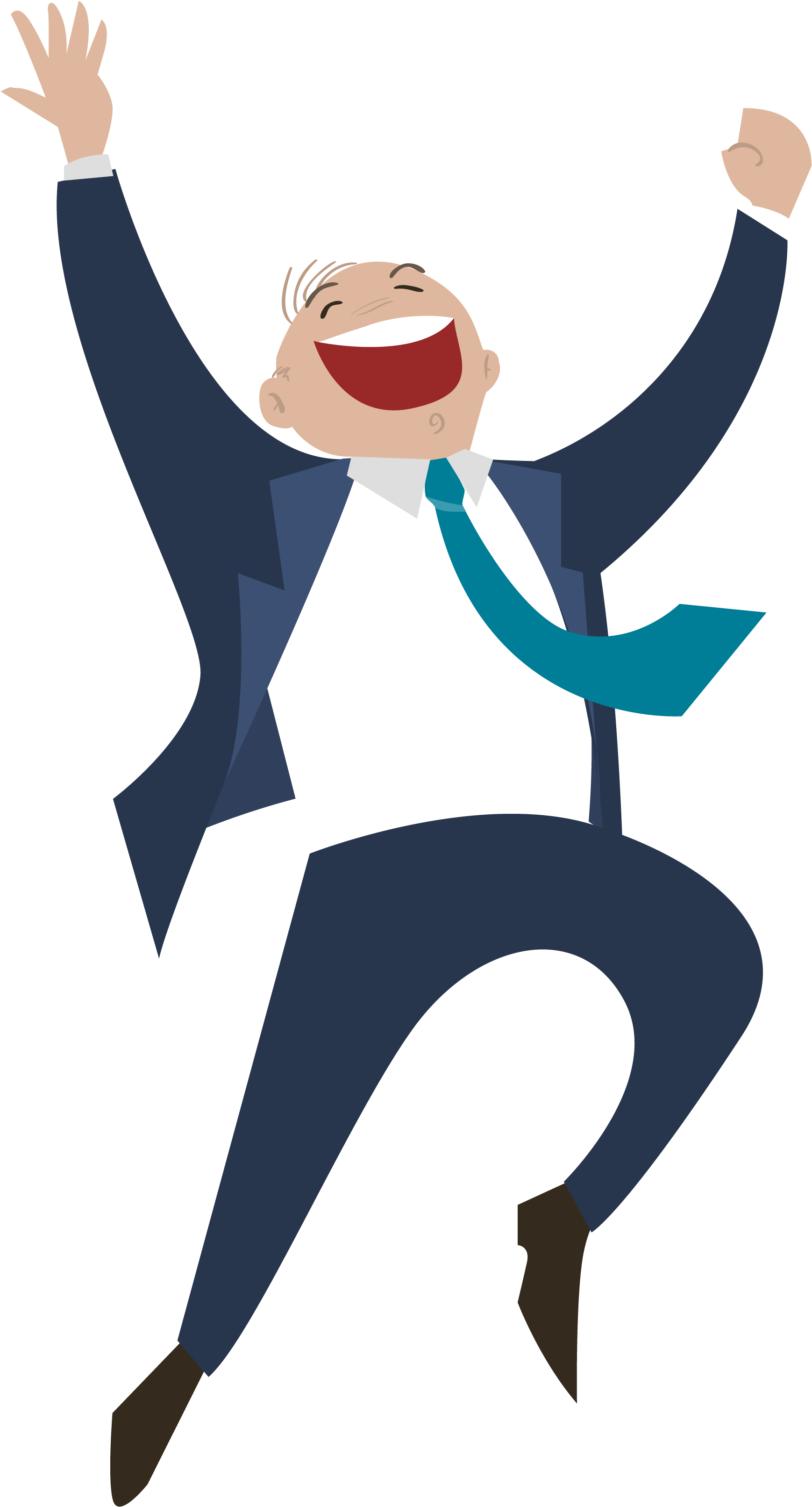 Download Business Entrepreneurship Startup Company The Transprent - Happy  Man Vector Png PNG Image with No Background 