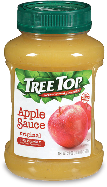 Tree Top Cinnamon Apple Sauce Jar - Tree Top Apple Sauce (750x750), Png Download