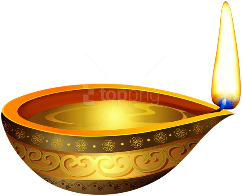 Free Png Diwali Candle Png Png Images Transparent - Png Diya (850x688), Png Download