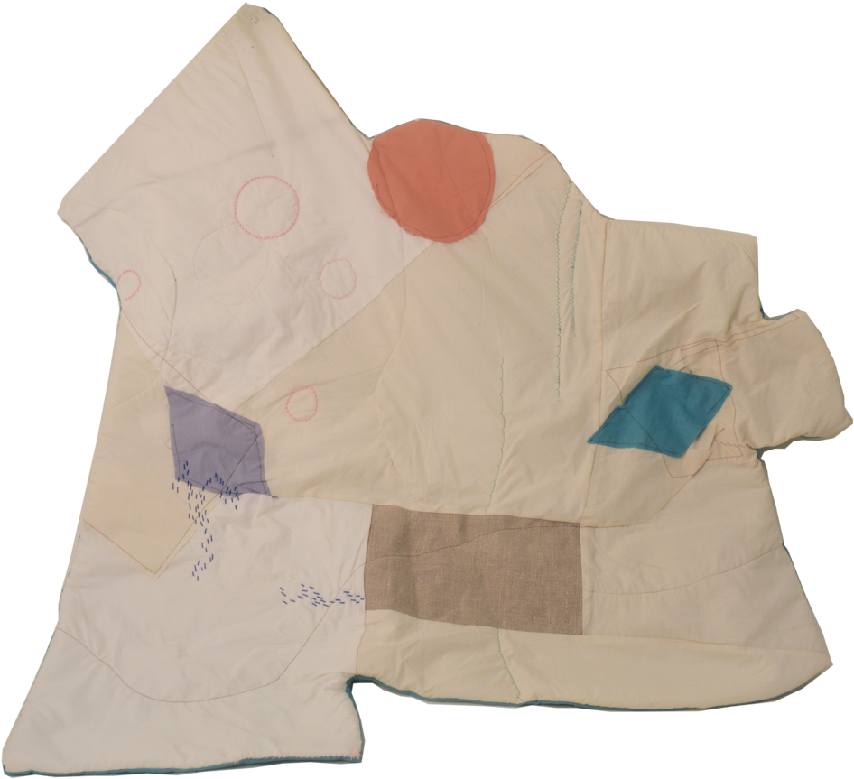 Quilt Made Entirely From Cast-off Scraps From Apparel (1000x881), Png Download