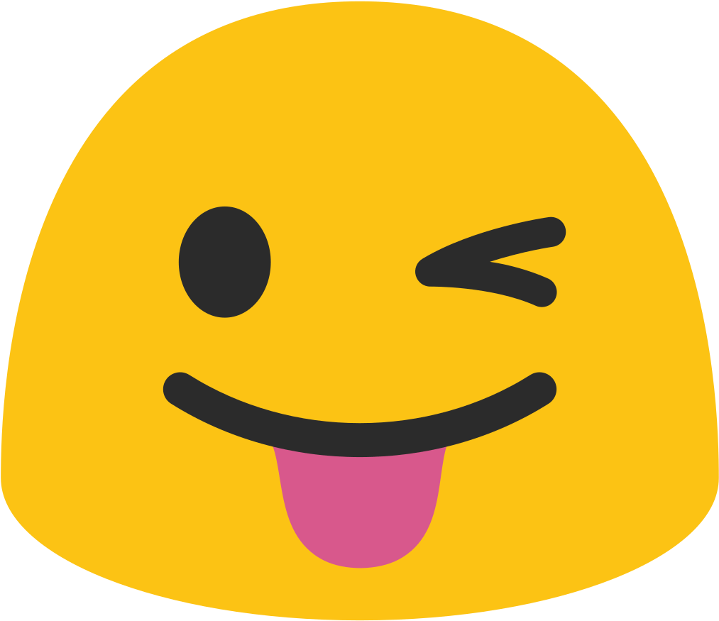 Winking Emoji Svg Files - Emoji Sacando La Lengua (1024x1024), Png Download