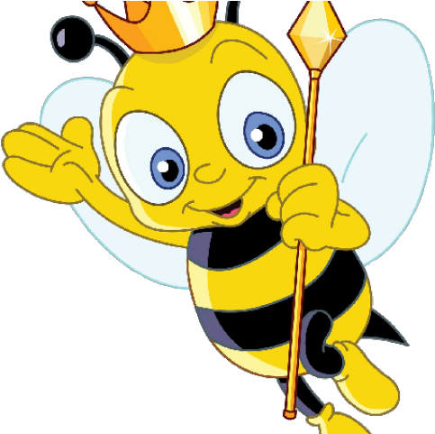 Bees Clipart King - Cute Bee Clip Art (640x480), Png Download