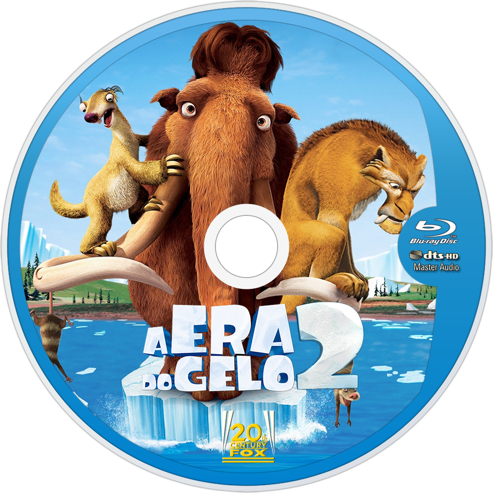The Meltdown Bluray Disc Image - Ice Age The Meltdown Cover (1000x1000), Png Download
