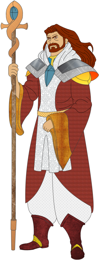 Bishop Tutu - Illustration (400x938), Png Download