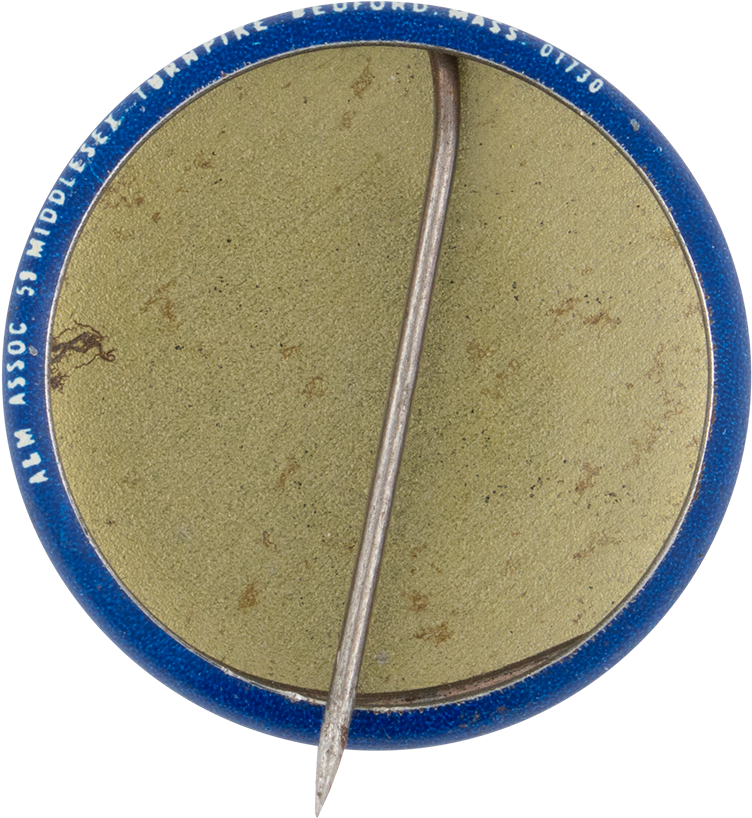 White Unicorn Button Back Art Button Museum - Circle (1000x944), Png Download