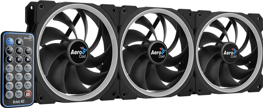 Gallery - Aerocool Orbit Rc Computer Case Fan Accessories (1300x550), Png Download