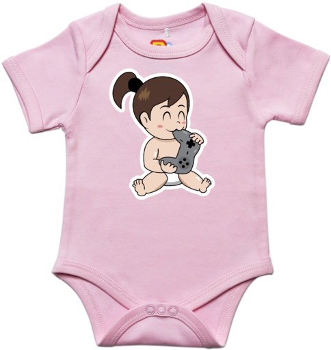 Gamer Girl Onesie - Girl (600x600), Png Download