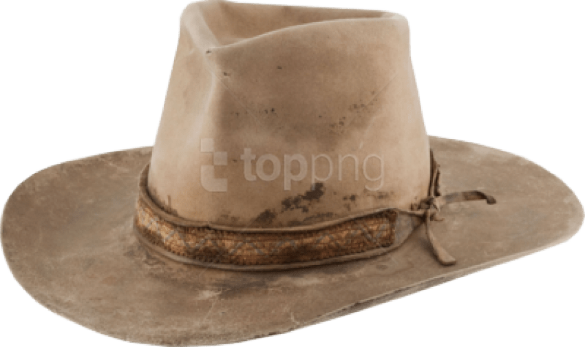 Free Png Cowboy Hat Png Background Image Png - Old Cowboy Hat Png (850x504), Png Download