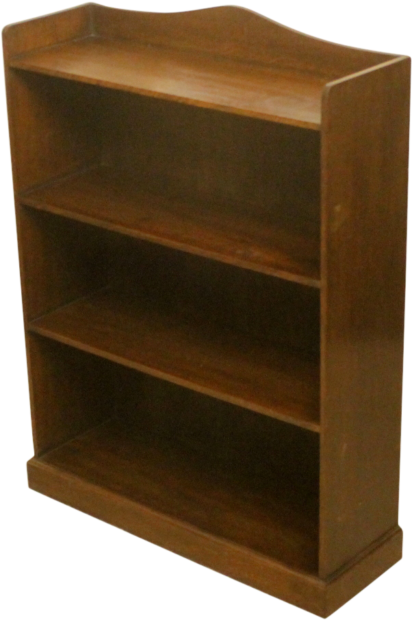 Small Dark Oak Bookshelf Bookshelves Living Room V=1550197775 - Shelf (1021x1024), Png Download