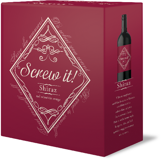 Screw It Shiraz 4l - Screw It Shiraz (560x559), Png Download