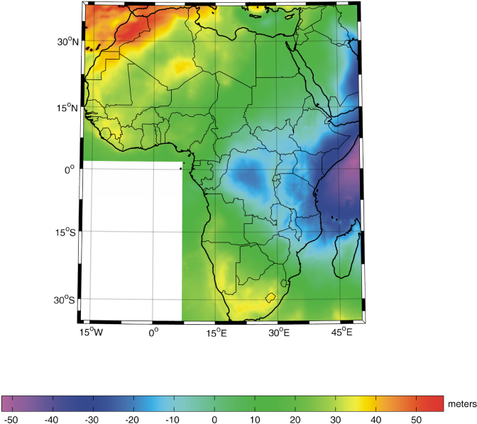 Africa - Atlas (800x700), Png Download