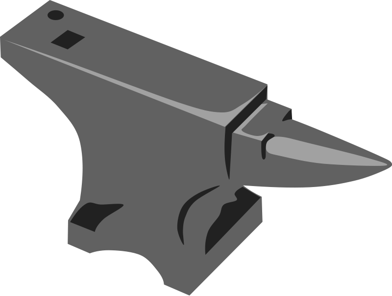 Anvil Clip Art Download - Anvil Clipart (800x603), Png Download