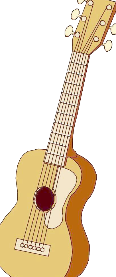Download Cuatro Tiple Ukulele Creative Guitar Acoustic Cartoon - Bass Guitar  PNG Image with No Background 