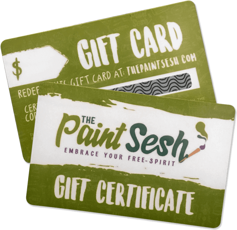 The Paint Sesh Gift Card - Paper (900x900), Png Download