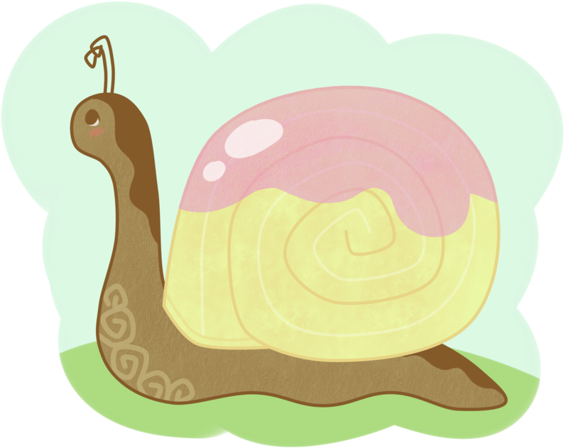 Shell Clipart Kawaii - Illustration (900x731), Png Download