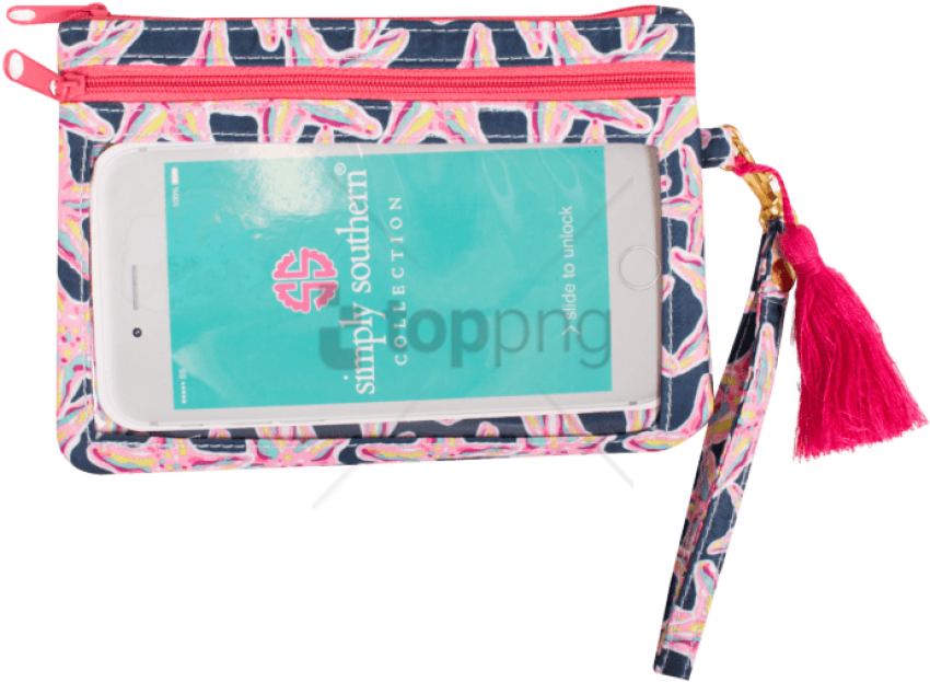 Free Png Simply Southern Phone Wristlet Png Image With - Coin Purse (850x623), Png Download