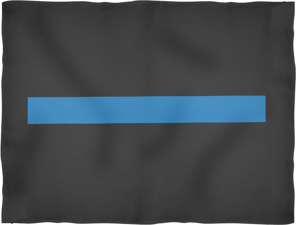 Thin Blue Line Blankets - Placemat (1024x1024), Png Download